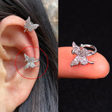 1Pc Helix Cartilage Conch Fake Without Piercing Cuff Earring Earcuff Wrap Rock Earring Cuff No Piercing Women Clip Adjustable daiiibabyyy