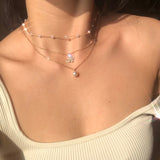 IPARAM Thick Chain Toggle Clasp Gold Necklaces Mixed Linked Circle Necklaces for Women Minimalist Choker Necklace Hot Jewelry daiiibabyyy