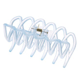 Candy Color Rectangle Hollow Claw Hairpin Headdress Female Acrylic Geometric Solid Color Large Hairpin Hair Accessories daiiibabyyy