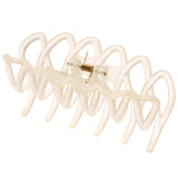 Candy Color Rectangle Hollow Claw Hairpin Headdress Female Acrylic Geometric Solid Color Large Hairpin Hair Accessories daiiibabyyy