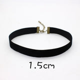 Goth Black Velvet Choker Necklaces Gothic Style Rope Women Neck Decoration 2021 Chocker Jewelry On The Neck Collar For Girl Kpop daiiibabyyy