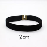Goth Black Velvet Choker Necklaces Gothic Style Rope Women Neck Decoration 2021 Chocker Jewelry On The Neck Collar For Girl Kpop daiiibabyyy