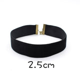 Goth Black Velvet Choker Necklaces Gothic Style Rope Women Neck Decoration 2021 Chocker Jewelry On The Neck Collar For Girl Kpop daiiibabyyy