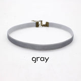 Goth Black Velvet Choker Necklaces Gothic Style Rope Women Neck Decoration 2021 Chocker Jewelry On The Neck Collar For Girl Kpop daiiibabyyy