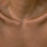 Kpop Women Neck Chain Gold Color Choker Necklaces Thin Chain On The Neck Minimalist Pendant Jewelry 2021 Chocker Collar For Girl daiiibabyyy