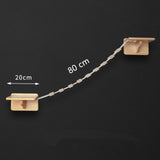 Wall-mounted Cat Climbing Frame Cat Tree Bed Space Capsule Roped Cat Bridge House Cave Sisal Scratching Post Pet Furniture daiiibabyyy