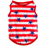 Dog Clothes Soft T-shirt Thin Vest Striped Round Neck T-shirt For Small And Medium Dogs Pet Puppy Vest T-shirt Dog Cloth daiiibabyyy