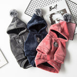 Winter Pet Hoodies Dog Clothes For Small Dogs Clothing Warm Puppy Outfit For Chihuahua French Bulldog Teddy Pomeranian Sweater daiiibabyyy
