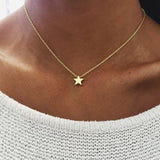 LATS Gold Silver Color Chain Pendant Butterfly Necklace for Women Layered Charm Choker Necklaces Boho Beach Jewelry Gift Cheap daiiibabyyy