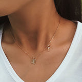 LATS Gold Silver Color Chain Pendant Butterfly Necklace for Women Layered Charm Choker Necklaces Boho Beach Jewelry Gift Cheap daiiibabyyy
