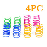 4/8/16/20pcs Kitten Cat Toys Wide Durable Heavy Gauge Cat Spring Toy Colorful Springs Cat Pet Toy Coil Spiral Springs Pet Intera daiiibabyyy