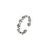 LATS Gold Silver Color Hollowed-out Heart Shape Open Ring Design Cute Fashion Love Jewelry for Women Girl Child Gifts Adjustable daiiibabyyy