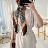 90cm * 90cm Design Scarf Lady Shawl Printed Silk Felt Headscarf Scarf Lady Headscarf Square Scarf Lady Wrap Scarf 2021 daiiibabyyy