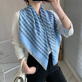 90cm * 90cm Design Scarf Lady Shawl Printed Silk Felt Headscarf Scarf Lady Headscarf Square Scarf Lady Wrap Scarf 2021 daiiibabyyy
