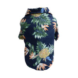 Summer Dog Clothes Cool Beach Hawaiian Style Dog Cat Shirt Short Sleeve Coconut Tree Printing 2021 New Fashion Gift For Pet daiiibabyyy