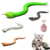 RC Remote Control Snake Toy For Cat Kitten Egg-shaped Controller Rattlesnake Interactive Snake Cat Teaser Play Toy Game Pet Kid daiiibabyyy