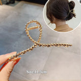Women Geometric Hair Claw Girls Clamps Fashion Metal Hair Crab Cross Hair Clips Headband Hairpin Fashion Hair Accessories daiiibabyyy