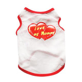 Dog Summer t-shirts Cute Printed Puppy Dogs Vests Clothes French bulldog Chihuahua Pet Cat Clothes Vest For Small Dogs Costume daiiibabyyy