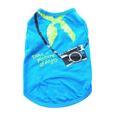 Dog Summer t-shirts Cute Printed Puppy Dogs Vests Clothes French bulldog Chihuahua Pet Cat Clothes Vest For Small Dogs Costume daiiibabyyy