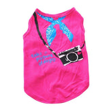 Dog Summer t-shirts Cute Printed Puppy Dogs Vests Clothes French bulldog Chihuahua Pet Cat Clothes Vest For Small Dogs Costume daiiibabyyy