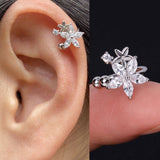 1Pc Helix Cartilage Conch Fake Without Piercing Cuff Earring Earcuff Wrap Rock Earring Cuff No Piercing Women Clip Adjustable daiiibabyyy