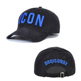 Customized DSQICOND2 Wholesale Cotton Baseball Caps ICON Logo DSQ2 Letters High Quality Cap Men Women Hat Black Cap Dad Hats daiiibabyyy