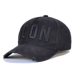 Customized DSQICOND2 Wholesale Cotton Baseball Caps ICON Logo DSQ2 Letters High Quality Cap Men Women Hat Black Cap Dad Hats daiiibabyyy
