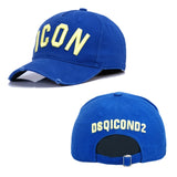 Customized DSQICOND2 Wholesale Cotton Baseball Caps ICON Logo DSQ2 Letters High Quality Cap Men Women Hat Black Cap Dad Hats daiiibabyyy
