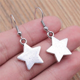 Vintage Totem Earring Sun & Moon Dangle Earrings Geometric Women Dangle Earrings Star Moon Female Korean Jewelry daiiibabyyy