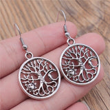 Vintage Totem Earring Sun & Moon Dangle Earrings Geometric Women Dangle Earrings Star Moon Female Korean Jewelry daiiibabyyy