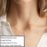 JUJIE Stainless Steel Choker Chain Necklaces For Women 2021 Classic Gold Layered Pendant Necklace Jewelry daiiibabyyy
