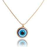 1PC Blue Glass 30mm Evil Eye Pendants Necklace For Women Men Turkey Evil Eyes Lucky Necklace Choker Jewelry Accessories daiiibabyyy