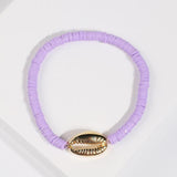 Gold Shell Beaded Bracelet  For Women Boho Friendship Colorful Bracelets Evil Eye Bracelets Rainbow Bracelet Gift  For Girls daiiibabyyy