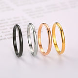 Chic Twisted Rope Slim Ring for Women, Stainless Steel Metal Wedding Ring Finger Band, Elegant Simple Vintage Party Jewelry daiiibabyyy