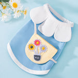 Dog Clothes Soft T-shirt Thin Vest Striped Round Neck T-shirt For Small And Medium Dogs Pet Puppy Vest T-shirt Dog Cloth daiiibabyyy