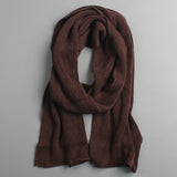 Hot Sale Knit Scarf Spring Autumn Unisex Scarf Thick Warm Men Winter Scarves Long Size Cashmere Women Scarves daiiibabyyy
