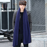 Hot Sale Knit Scarf Spring Autumn Unisex Scarf Thick Warm Men Winter Scarves Long Size Cashmere Women Scarves daiiibabyyy