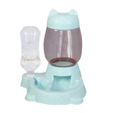 NEW 4L Large Capacity Dual-use Automatic Pet cats Feeder with Water Dispenser dogs Dog Food Bowl Cat Drinking for Supplies pets daiiibabyyy
