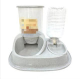 NEW 4L Large Capacity Dual-use Automatic Pet cats Feeder with Water Dispenser dogs Dog Food Bowl Cat Drinking for Supplies pets daiiibabyyy