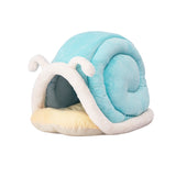 New Deep Sleep Cat Bed House Funny Snail Cats Mat Beds Warm Basket for Small Dogs Cat House Cushion Pet Tent Kennel Cat Supplies