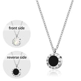 BLINLA Fashion New Stainless Steel Acrylic Crystal Stud Earrings for Women Jewelry Vintage Roman Numerals Smmaallye Earring 2021 daiiibabyyy