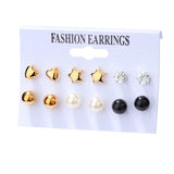 BLINLA Fashion New Stainless Steel Acrylic Crystal Stud Earrings for Women Jewelry Vintage Roman Numerals Smmaallye Earring 2021 daiiibabyyy