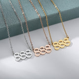 Goth Angel Number Necklaces For Women 111 222 333 555 666 777 888 999 444 Devil Necklace Stainless Steel Pendant Men BFF Jewelry daiiibabyyy