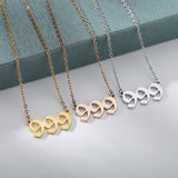 Goth Angel Number Necklaces For Women 111 222 333 555 666 777 888 999 444 Devil Necklace Stainless Steel Pendant Men BFF Jewelry daiiibabyyy