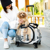 Pet Trolley Case Dog Backpack Carry Cart Outdoor Breathable Backpack for Pet Travel Portable Dog Bag Outdoor Travel Pets Carrier daiiibabyyy