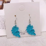 2021 New Color Cute Colorful Animal Acrylic Little Dinosaur Earrings for Girls Women Children Birthday Gift Lovely Jewelry daiiibabyyy