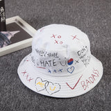 2021 Summer Bucket Hats Print Foldable Fisherman Hat Woman Soft Beach Sun Fisherman Cap Man Fashion Soild Panama Bucket Hat daiiibabyyy