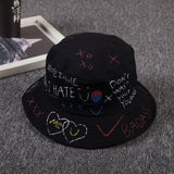 2021 Summer Bucket Hats Print Foldable Fisherman Hat Woman Soft Beach Sun Fisherman Cap Man Fashion Soild Panama Bucket Hat daiiibabyyy