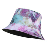 New Kpop Bucket Hat Women Embroidery Letters Double Side Cotton Reversible Sun Protection Cap Men's Panama Hat Fisherman Hats daiiibabyyy