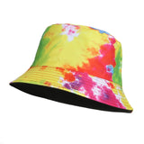 New Kpop Bucket Hat Women Embroidery Letters Double Side Cotton Reversible Sun Protection Cap Men's Panama Hat Fisherman Hats daiiibabyyy